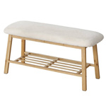 Bancă pentru pantofi Benja, cadru din bambus