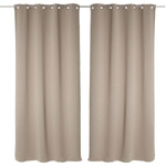 Set 2 draperii cu inele 135 x 240 cm