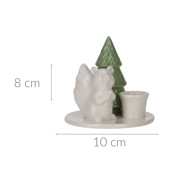 Suport de lumanare din ceramica, 8 cm