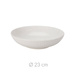 Farfurie pentru paste, adanca, din portelan, alb, Ø 23 cm