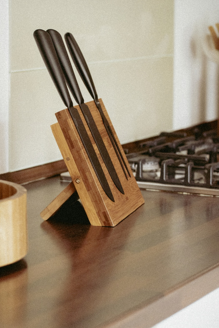 Suport magnetic pentru cuțite MESINA, bambus