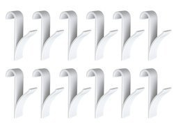 Cârlige, umerase pentru un calorifer cu aripioare, 12 bucăți într-un set, WENKO