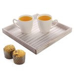 Tavă de mic dejun TRAY, 30 x 30 cm, gri
