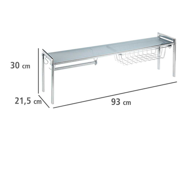 Raft de bucătărie EXQUISIT - oțel cromat, WENKO