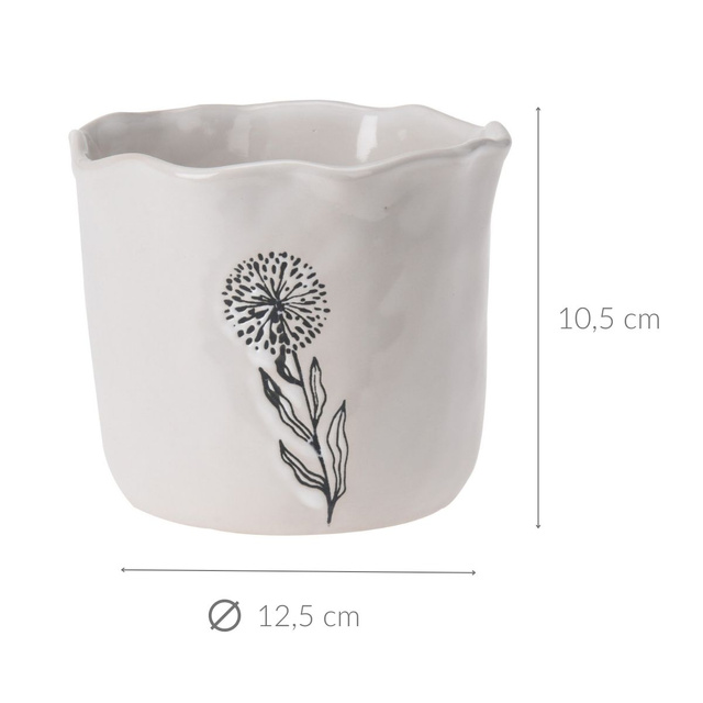 Husa ceramica pentru ghiveci, Ø 12,5 cm