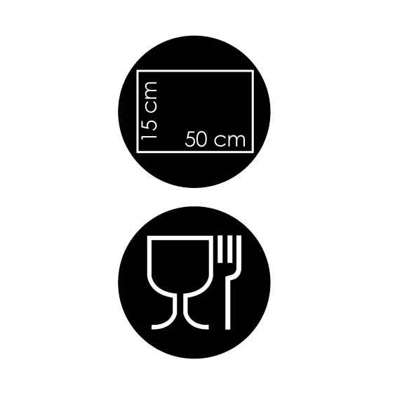 Stand pe 2 niveluri din ardezie MONOLIT, 26 x 38 cm