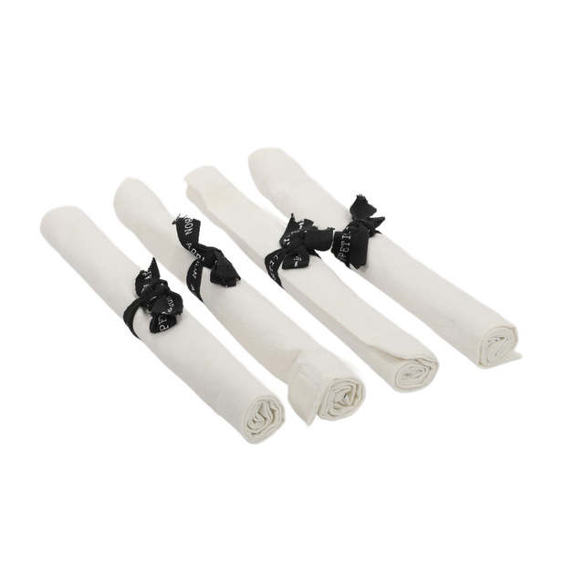 Set de suporturi pentru farfurii din bumbac, 4 bucati, 48 x 33 cm