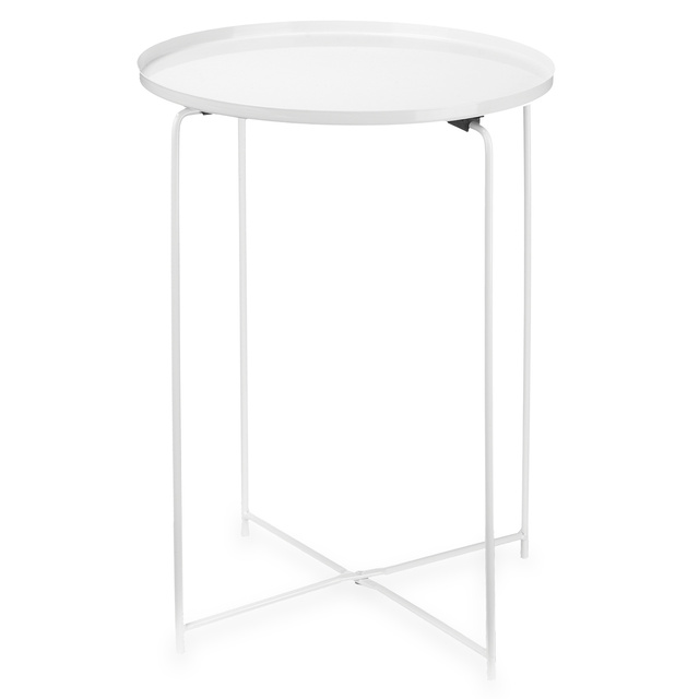 Masuta de cafea rotunda din metal, Ø 35 cm