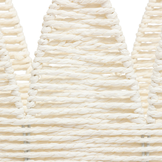 Set de 4 cutii de depozitare Soleya alb-negru din hârtie