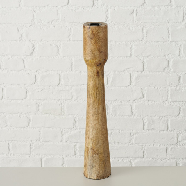 Sfeșnice din lemn de mango, două înălțimi, CALDEAS