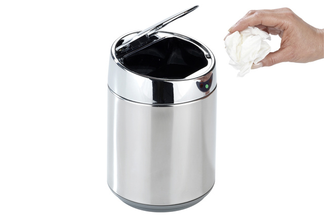 Coș de baie automat SENSO, oțel cromat