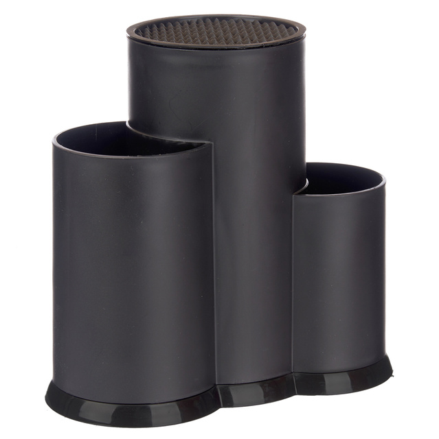 Suport pentru cutite, plastic, 12,5 x 23 x 22 cm