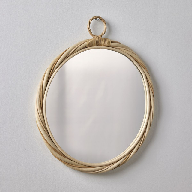 Oglindă boho rotundă MATISSE, Ø 48 cm