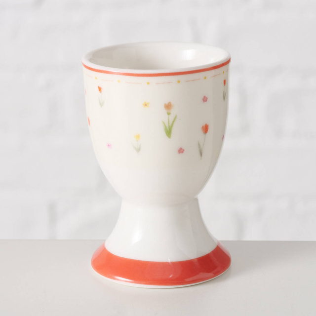 Suport pentru ou Blumi, model cu flori, Ø 5 cm