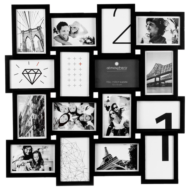 Rame foto, colaj, 16 elemente, Atmosfera