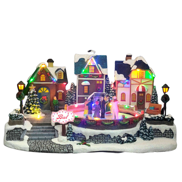 Figurina de Crăciun, cu iluminare LED