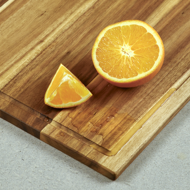 Set de 3 tocătoare cu suport, lemn de salcâm