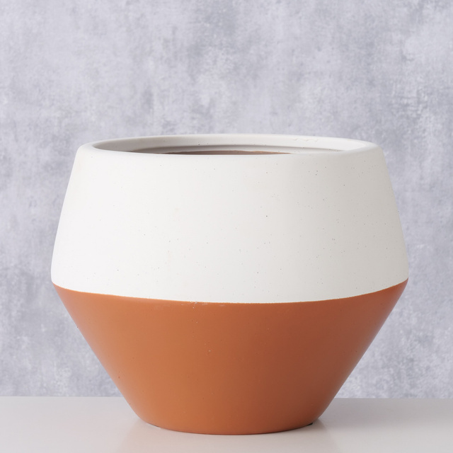 Husa pentru ghiveci MARLIS bicolor, Ø 25,5 cm