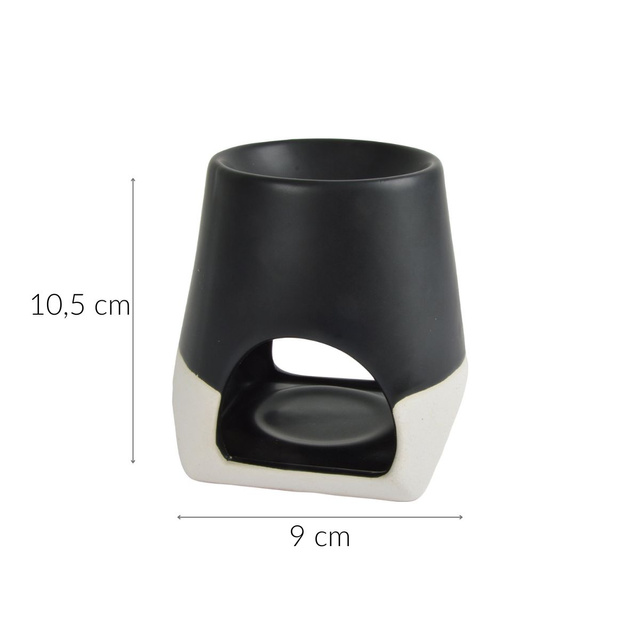 Lumânare de ceai ceramică și ceară parfumată pentru șemineu, 10,5 cm