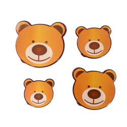 Set cutii cu motiv animal, 4 piese de diferite dimensiuni