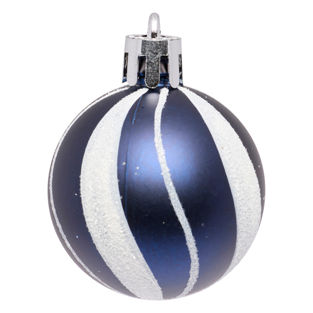 Set de globuri de Crăciun, Ø 4 cm, 12 bucăți