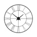 Ceas de perete în stil industrial ARATIO, Ø 70 cm, negru