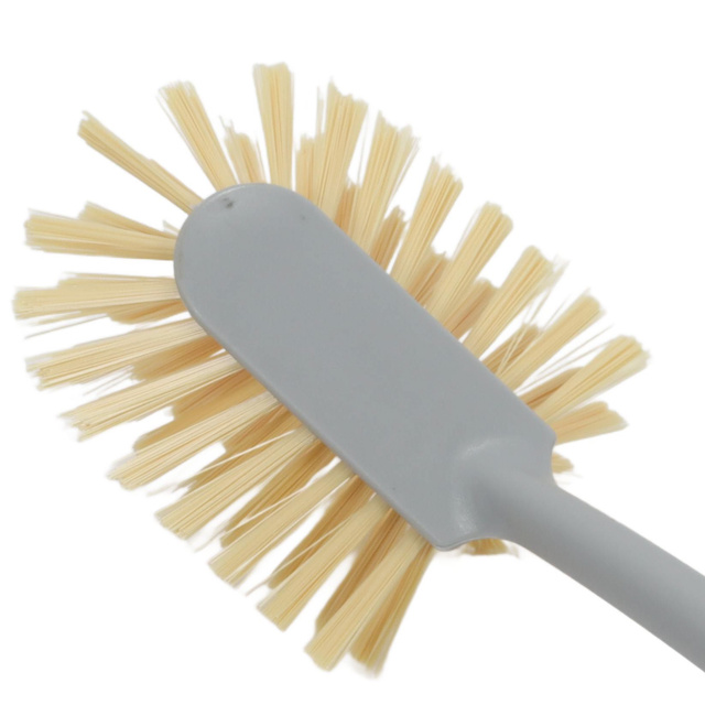 Perie de spalat vase cu maner din bambus, 28 x 7 x 6 cm