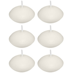 Lumanare plutitoare, Many, 6 buc, 2,5 x 6 cm