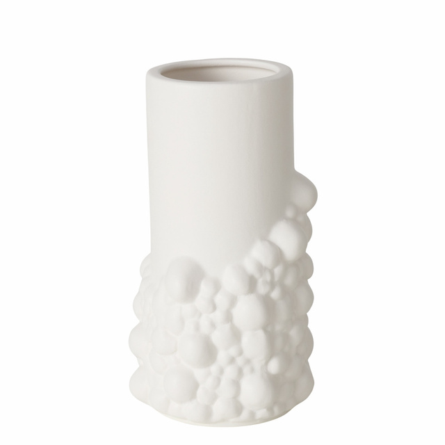 Vaza BULE din lut mat, 20,3 cm