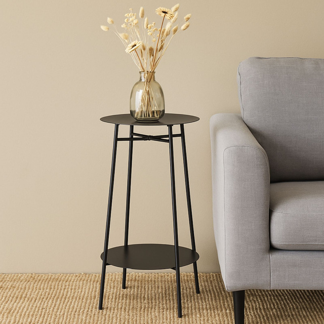 Măsuță de colț înaltă RENI, Ø 35 x 60 cm