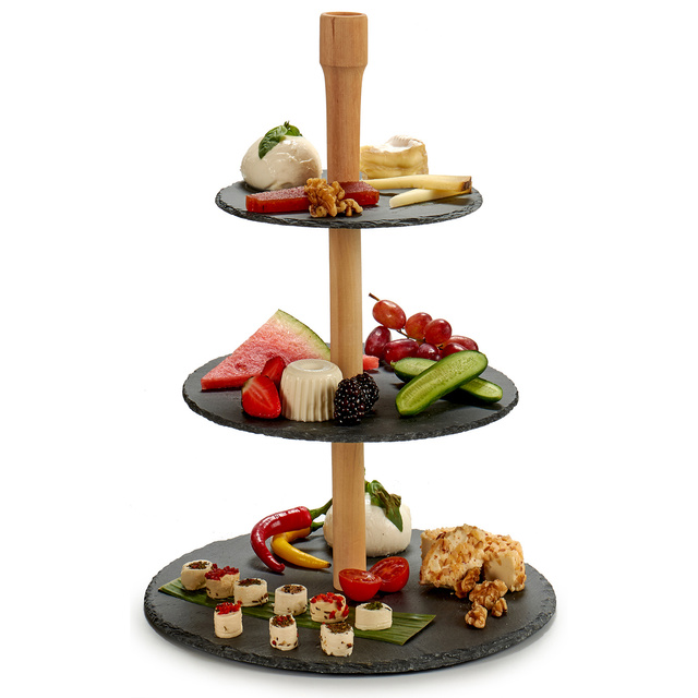 Lampă de masă din bambus împletit OVAL, 20 x 23 cm