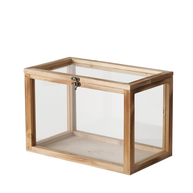 Set 2 cutii inchise din lemn Malek