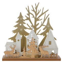 Lampă de masă LED de Crăciun, 20 cm, model 2