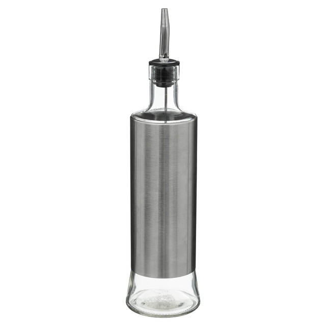 Sticla de ulei cu dozator, sticla + metal