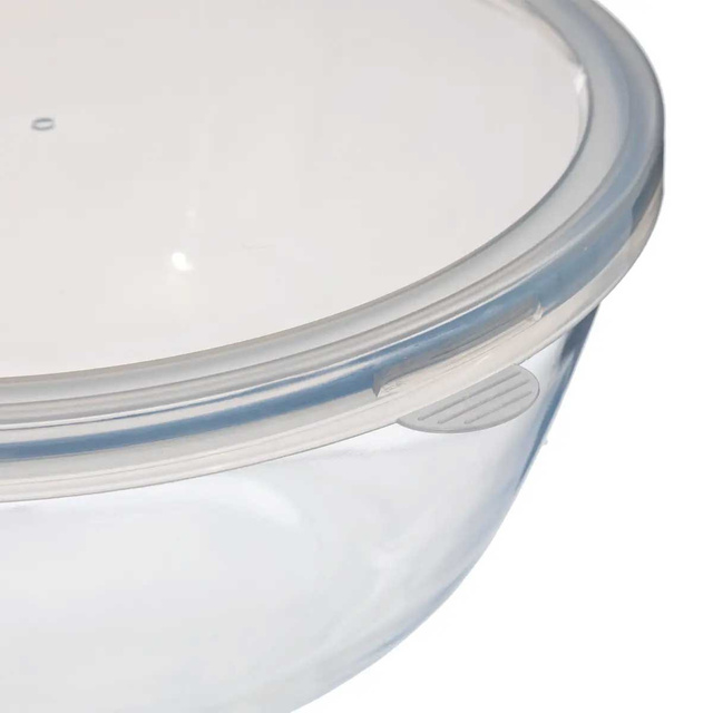 Bol din sticlă cu capac