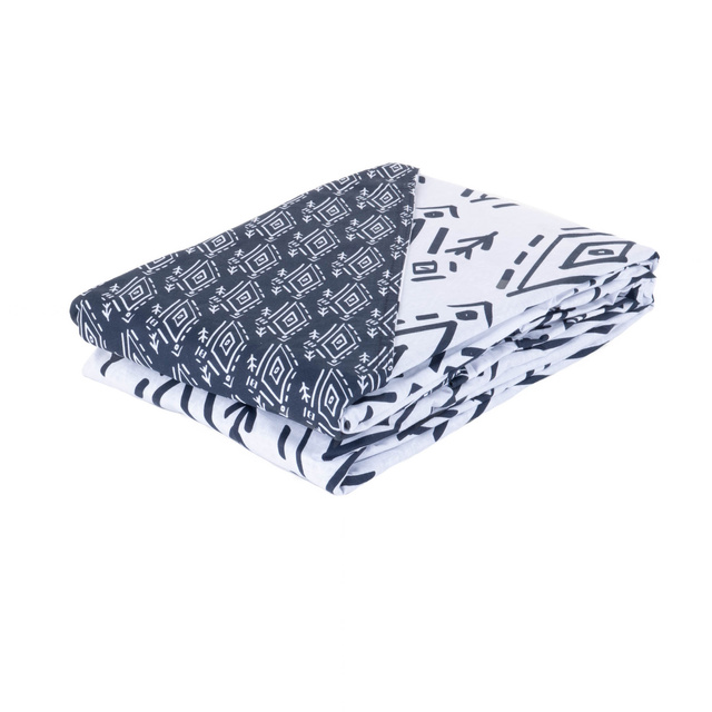 Lenjerie de pat din bumbac Deco Pattern, reversibila, 220 x 240 cm