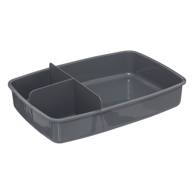 Cutie pentru prânz cu tacâmuri PP 1,2L Neo -gri