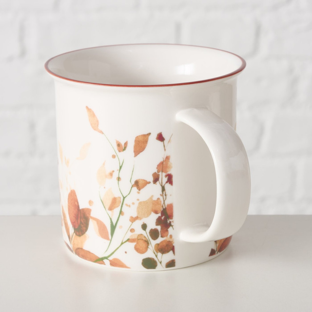 Cana din portelan, pictata manual, BERNADA, 320 ml