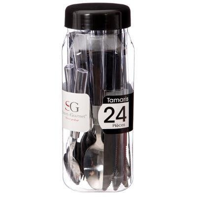 Set de tacamuri TAMARIS pentru 6 persoane, inox