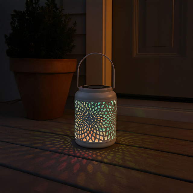 Lanterna solara, inaltime 18 cm