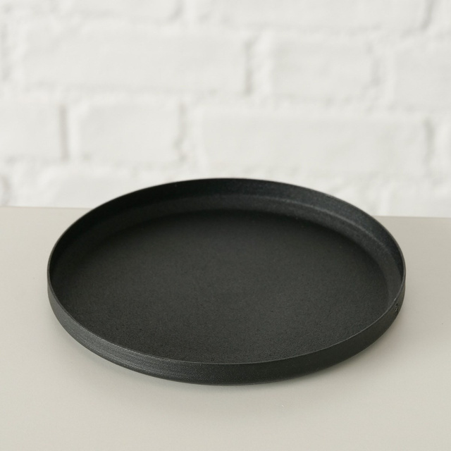 Suporturi de lumanari Mio, set 3 buc, mat negru