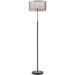Lampadar metalic, negru, 153 cm