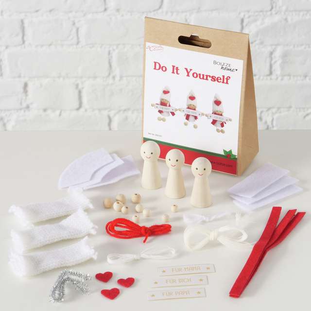 Set DIY pentru crearea de decorațiuni, 3 figurine.