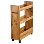 Raft de bucatarie ingust, stejar Sonoma, 22 cm