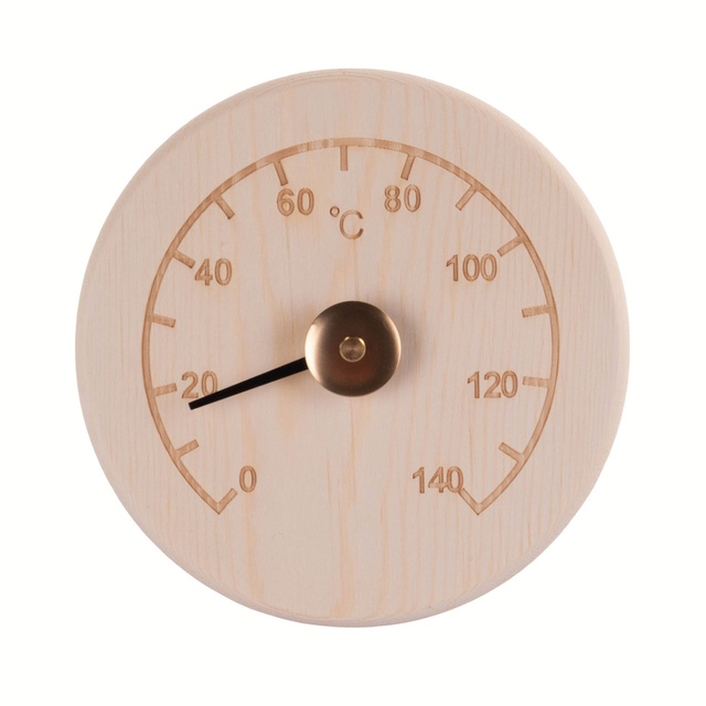 Termometru sauna, lemn de pin