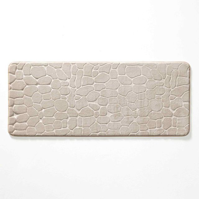 Covor de baie lung cu model in relief, 50 x 120 cm