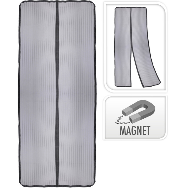 Plasa de tantari usa, neagra, 210 x 100 cm