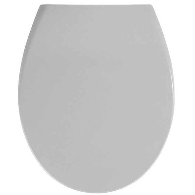 Capacul de toaletă SAMOS - Duroplast, cu cădere lentă, WENKO, gri deschis