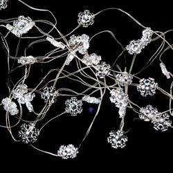 Ghirlanda luminosa fulg de nea, 60 LED-uri