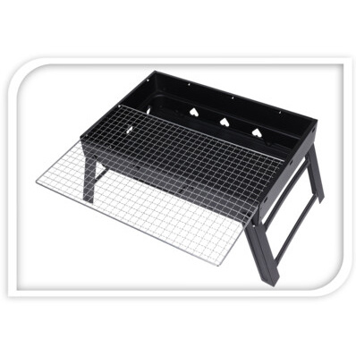 Gratar de carbune pliabil, dreptunghiular